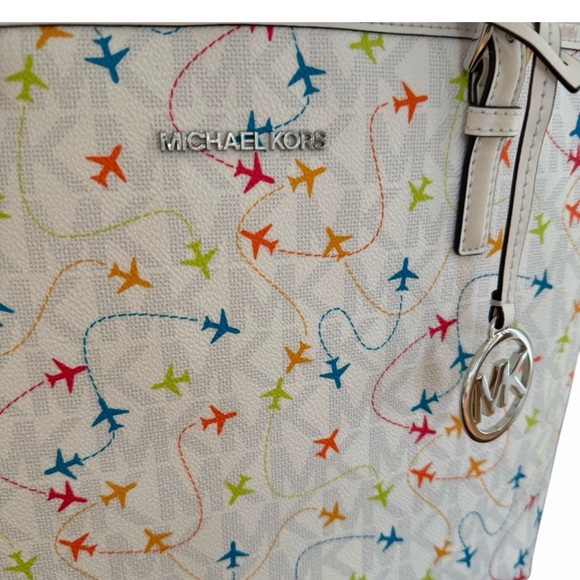 Michael Kors Limited Edition Airplane Motif Tote - Picture 5 of 6